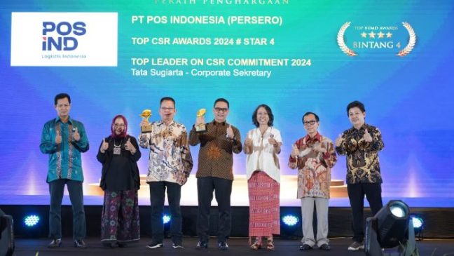 PosIND Raih 2 Penghargaan Top CSR Awards 2024