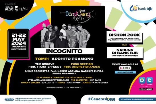 bank bjb Bakal Gelar Lagi Musik Tahunan DIGI Bandoeng Festive