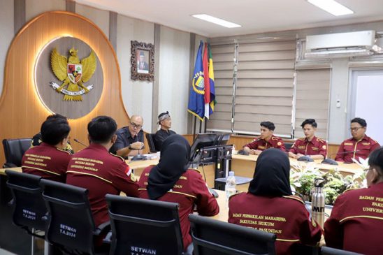 Edwin Senjaya Terima Audiensi BPM Unpas, Diskusi Sejumlah Persoalan Kota Bandung