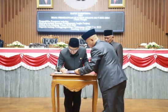 DPRD Kota Bandung Setujui Dua Raperda Baru Terkait RPJPD 2025-2045 dan PjP APBD 2023