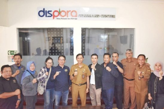 Audiensi dengan Dispora, Pokja PWI Kota Bandung Siap Dukung Memasyarakatkan Olahraga