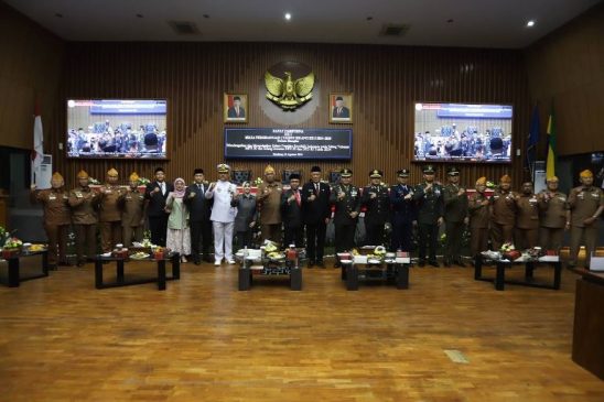 DPRD Kota Bandung Simak Sidang Tahunan dan Pidato Kenegaraan Bersama Forkopimda