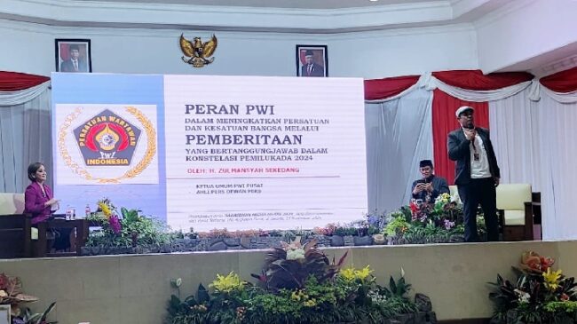Sarasehan Media Massa 2024, Zulmansyah Sakedang Ingatkan Media Massa Harus Jaga Kebhinekaan