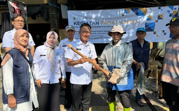 Kembali Gelar Padat Karya di 86 Lokasi, Disnaker Kota Bandung Serap 4.300 Tenaga Kerja Sepanjang 2024