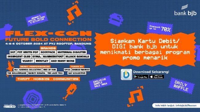 Jadi Bagian Dari Branding Activity di FLEX-CON, bank bjb Tawarkan Promo Eksklusif Bagi Nasabah