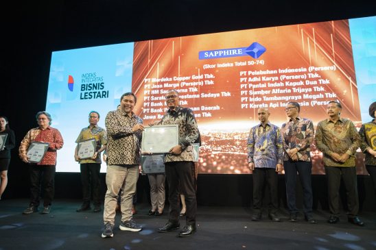Di Penghujung Tahun 2024, bank bjb Raih Penghargaan Kategori Indeks Integritas Bisnis Lestari