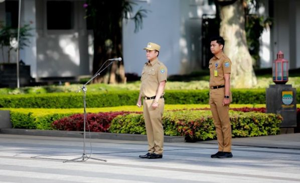 Kang Erwin Pimpin Apel Perdana, Tegaskan Visi Misi Bandung Utama Harus Berjalan dengan Baik