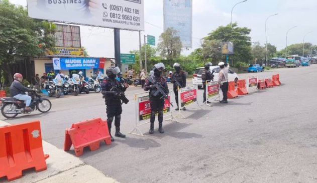Sat Brimob Polda Jabar Laksanakan Patroli Operasi Ketupat Lodaya 2025, Pastikan Keamanan dan Kelancaran Arus Mudik