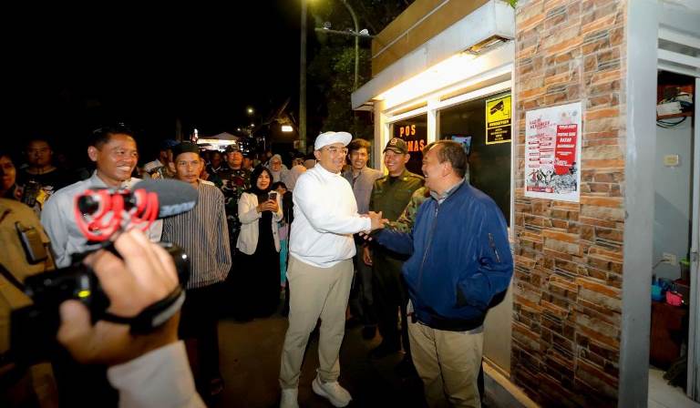 Jaga Warga Jaga Kota, Farhan Memantau Kecamatan Sukajadi, Sukasari dan Cidadap