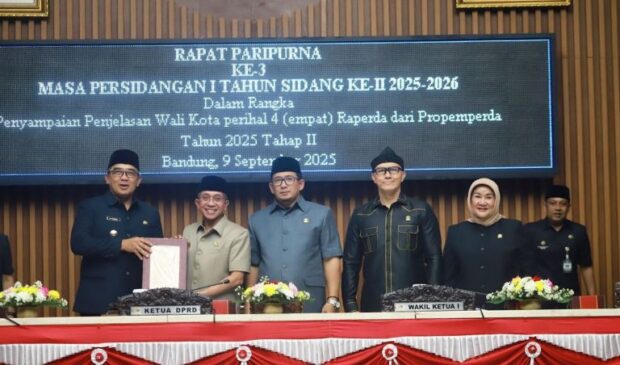 Sebanyak 4 Usulan Raperda Diterima DPRD Kota Bandung dari Propemperda Tahun 2025 Tahap II