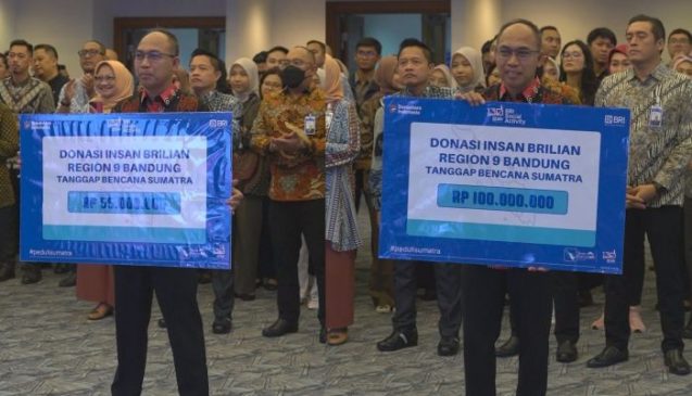 Solidaritas Lintas Wilayah, Insan BRILian Bandung Bersinergi Bantu Korban Bencana Sumatra