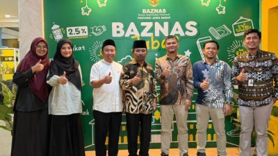 BAZNAS Jawa Barat Terima Donasi Rp723 Juta dari UPZ Relawan Nusantara untuk Palestina dan Sumatera