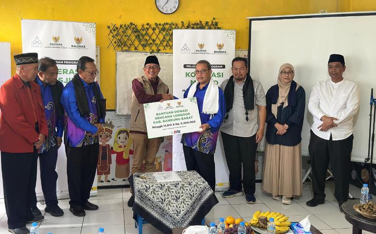 BAZNAS Jawa Barat dan ANGKASA Malaysia Perkuat Pemberdayaan Ekonomi Masjid di Bandung Barat