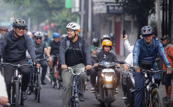 Forkopimda Bandung Gowes ke Kantor, Dorong Budaya Kerja Sehat dan Efisien
