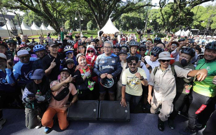 Ratusan Sepeda Padati Bandung On Bike 2026, Wali Kota Bandung Soroti Kekuatan Budaya Gowes
