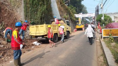 Longsoran Tebing Dago Bengkok Ditangani Cepat, Pemkot Bandung Pastikan Jalan Tetap Aman