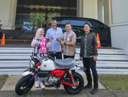 Merchant Sky Tree Coffee Raih Honda Monkey dari Program Merchant Lucky Ride BRI Bandung