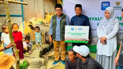 BAZNAS Jawa Barat Salurkan Program Berbagi Daging hingga Pelosok, Zakat Pengguna BRImo Jangkau Warga Desa Ciririp Purwakarta