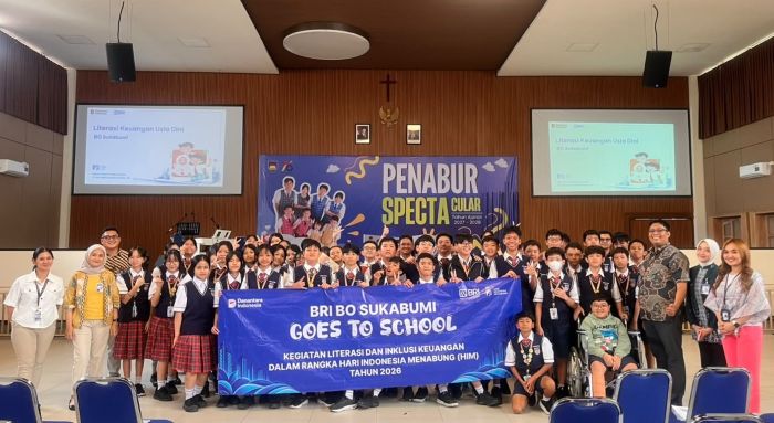 BRI BO Sukabumi dan OJK Edukasi Literasi Keuangan Pelajar, Dukung Hari Indonesia Menabung 2026