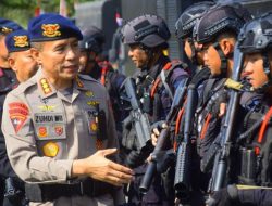 Dansat Brimob Polda Jabar Pastikan Kesiapan Personel Batalyon B Pelopor Lewat Apel Gelar Pasukan