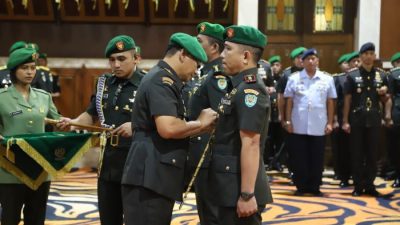 Sertijab Dandim 0618 Kota Bandung, Pangdam III Siliwangi Tekankan Penguatan Sinergitas dan Teritorial