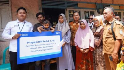 BRI Peduli Renovasi Rumah Keluarga Risiko Stunting di Ciamis