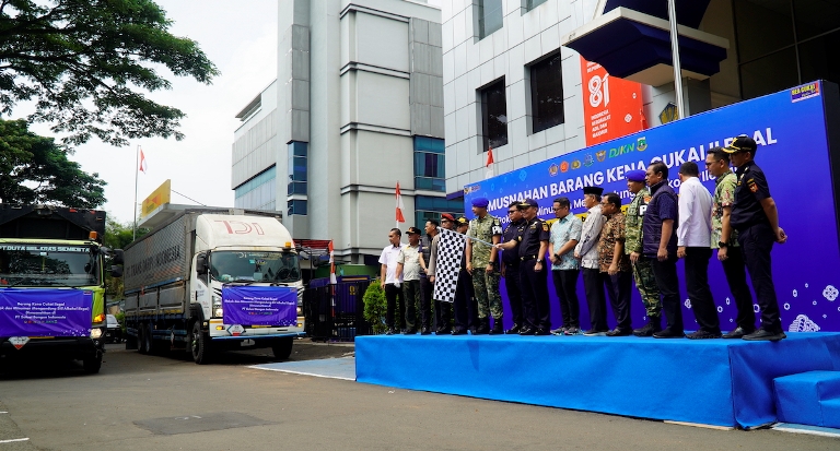 Musnahkan 60 Juta Rokok Ilegal, Solusi Bangun Indonesia Dorong Pengelolaan Barang Sitaan Berkelanjutan