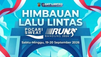 POCARI SWEAT Run Bandung 2026 Digelar Akhir Pekan, Warga Diminta Atur Ulang Rute Perjalanan