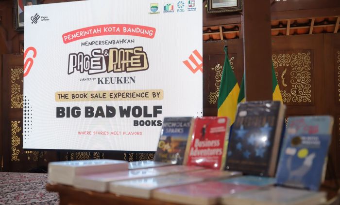 Pemkot Bandung Gandeng Big Bad Wolf, Festival Pages and Plates Padukan Literasi, Kuliner dan Wisata