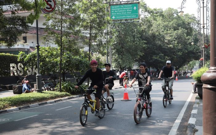 CFD Dago, Buahbatu, dan Braga Beken Kembali Dibuka, Warga Antusias Berolahraga