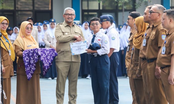 HUT ke-10 SMPN 55 Bandung, Farhan Tekankan Pentingnya Mental Tangguh dan Karakter Siswa