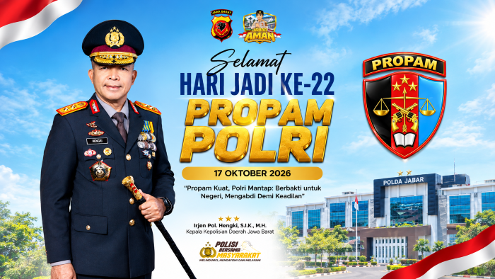 Kapolda Jabar Peringati Hari Jadi ke-22 Propam Polri, Tekankan Integritas dan Keadilan